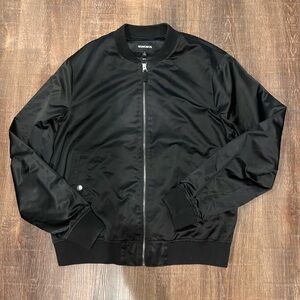 Bonobos Men's Black Bomber Jacket